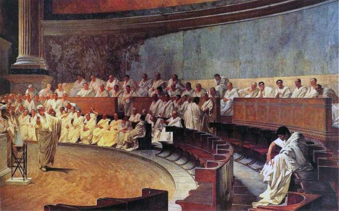 Le Sénat romain.