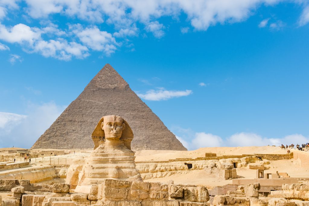 La pyramide de Giza et son Sphinx