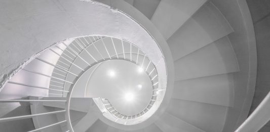 escalier marche spirale