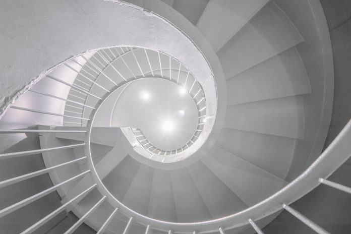 escalier marche spirale