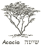Illustration d'acacia avec écriture au dessous