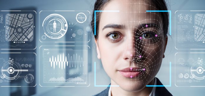 Visage de femme et biométrie