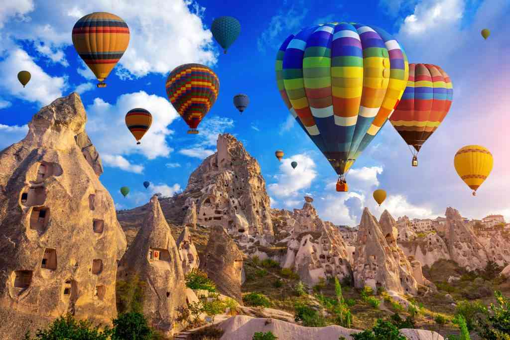 Montgolfière dans la Cappadoce