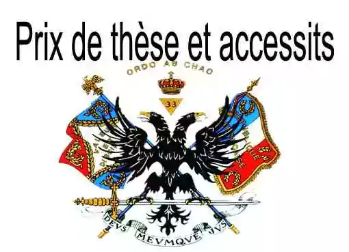 Suprême Conseil de France (SCDF) et les Organisations Écossaises amies ont décerné les Prix de thèse et accessits