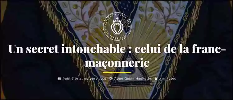ANTIMAÇONNISME&nbsp;: Un secret intouchable&nbsp;: celui de la franc-maçonnerie, par M. l’abbé Gabin HACHETTE