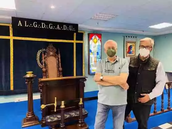 Nicolás Calvo et Pavel Gómez del Castillo, au LGE
