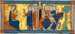 Départ des Templiers de Jérusalem. *Chronique d’Outremer