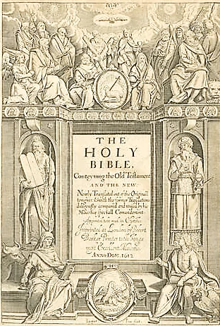Frontispice Bible King James