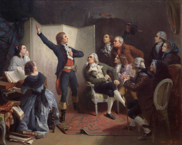 Rouget de Lisle chantant la Marseillaise pour la première fois, Isidore Pils, 1849