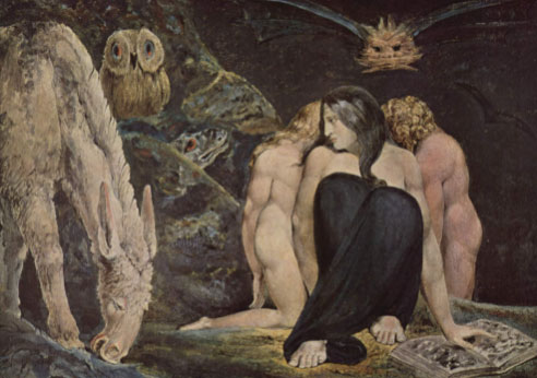 Hécate, aussi appelé The Night of Enitharmon's Joy, de William Blake (1795).