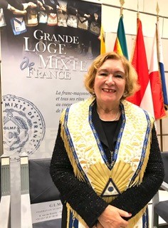 Christiane Vienne Grand Maître de la GLMF