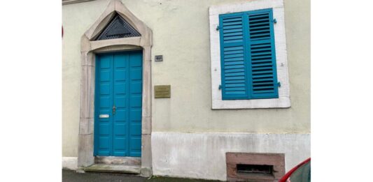Le temple maçonnique de Saint-Dié-des-Vosges se situe rue des Travailleurs. Photo VM /Sarah CIAMPA