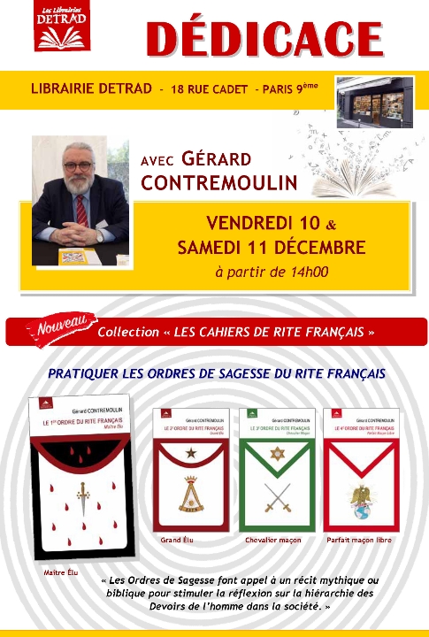 Dédicace Gérard Contremoulin