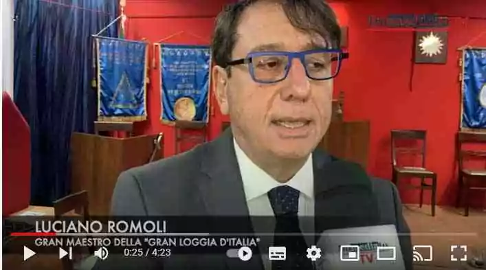 ITALIE&nbsp;: à Foggia, le Grand Maître Luciano Romoli est présent pour consacrer le temple.