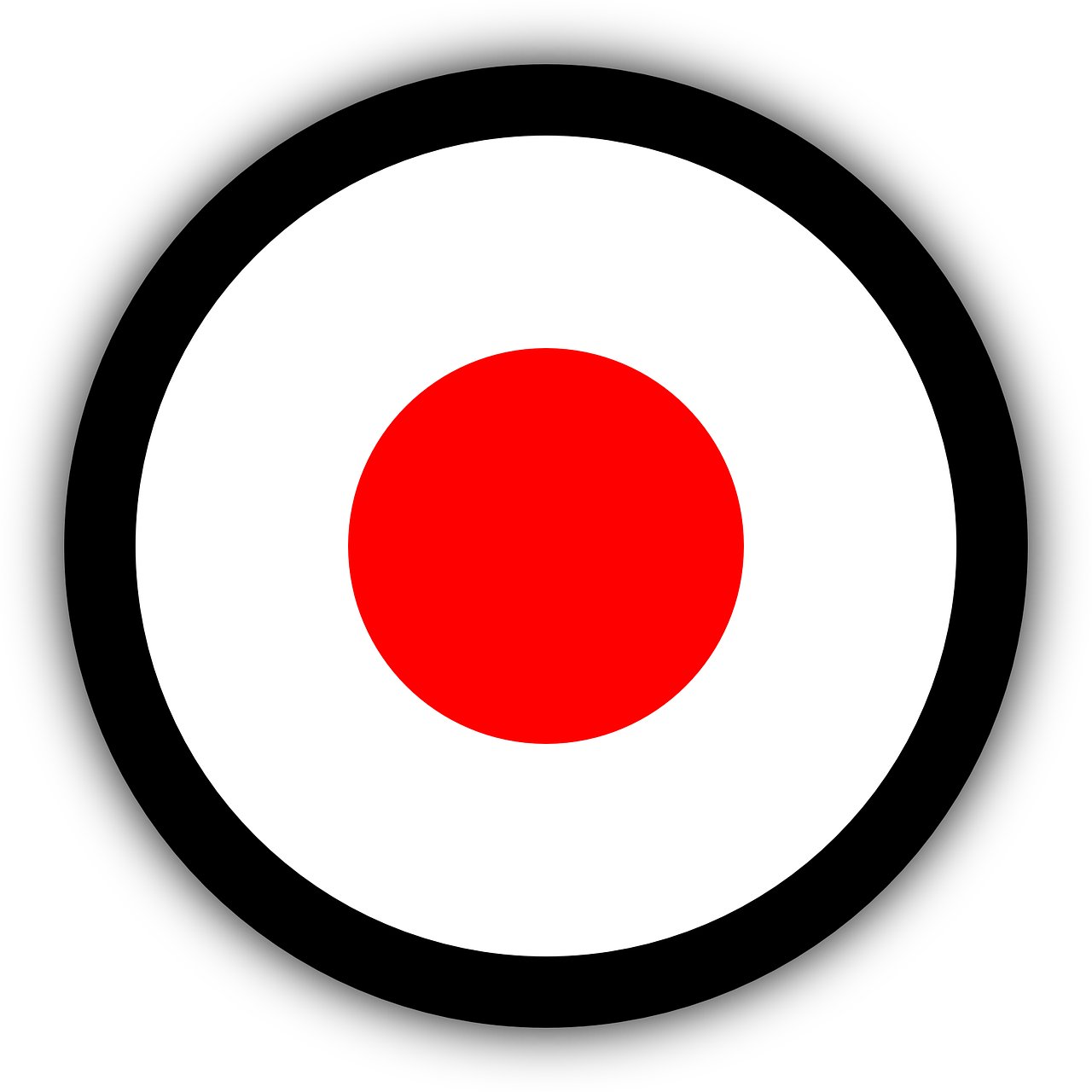 Значок точка. Иконка красный круг. Круг с красной точкой. Что означает красная метка
