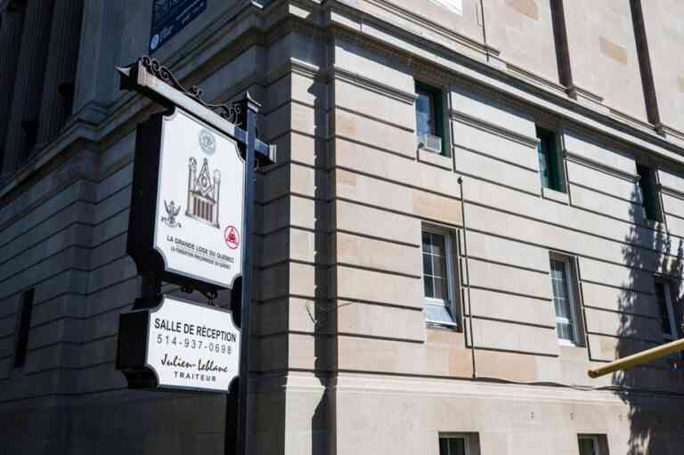 PHOTO EDOUARD PLANTE-FRÉCHETTE, LA PRESSE La Grande Loge des francs-maçons du Québec est située sur la rue Saint-Marc, à Montréal.