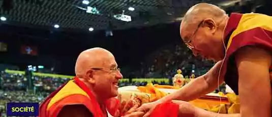 Dalai Lama et Matthieu Ricard
