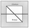 La diagonale, symbole de la Franc-maçonnerie