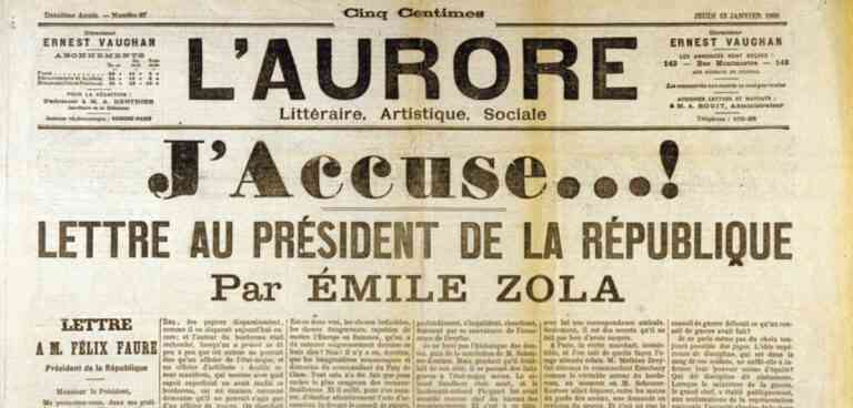 L'Aurore : J'accuse...!