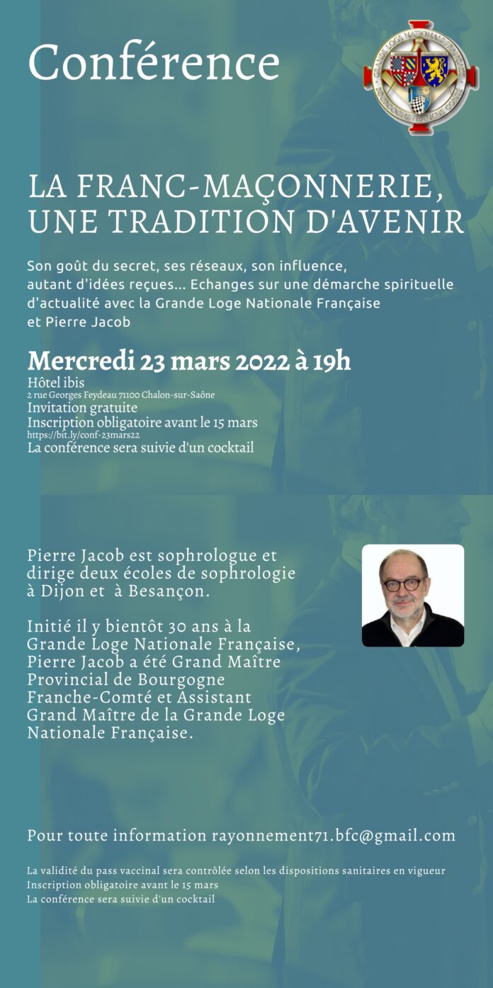 Conférence « La Franc-Maçonnerie : une tradition d'avenir »