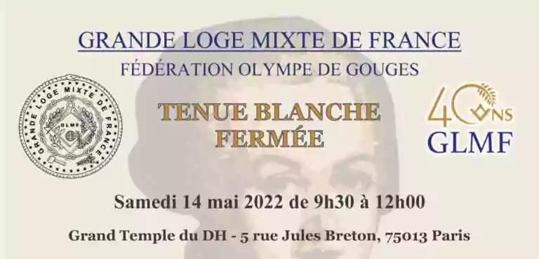 14/05/22&nbsp;: TBF avec 3 Loges de la GLMF à Paris