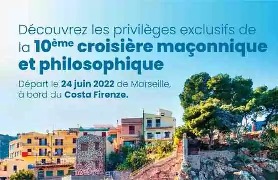 24/06/22&nbsp;: Départ de Marseille de la 10e croisière maçonnique et philosophique