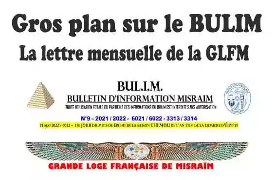 Gros plan sur la lettre mensuelle «&nbsp;Le Bulim&nbsp;» de la GLFMisraïm