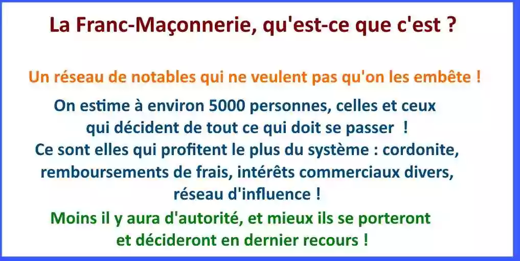 Ce que les mauvaises  langues reprochent aux francs-maçons de toutes les obédiences&nbsp;! Prouvons leur que c'est faux&nbsp;!