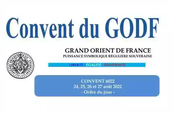 157e Convent de l&rsquo;an 6022 du GODF les 24, 25, 26 et 27 août 2022