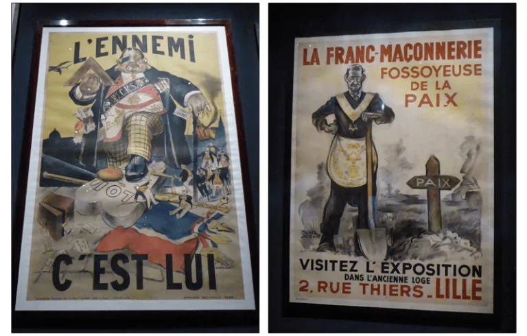 Affiches propagande antimaçonnique