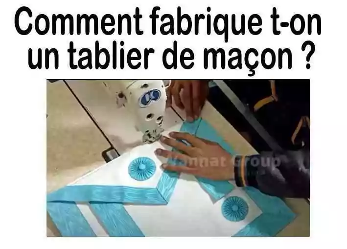 Comment fabrique t-on un Tablier de Maître maçon&nbsp;?