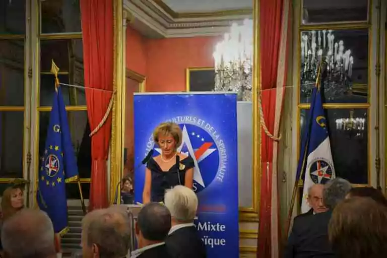 Diner de clôture du Convent de la Grande Loge des Cultures et de la Spiritualité (GLCS) dans les salons du restaurant du Sénat samedi 15/10/2022