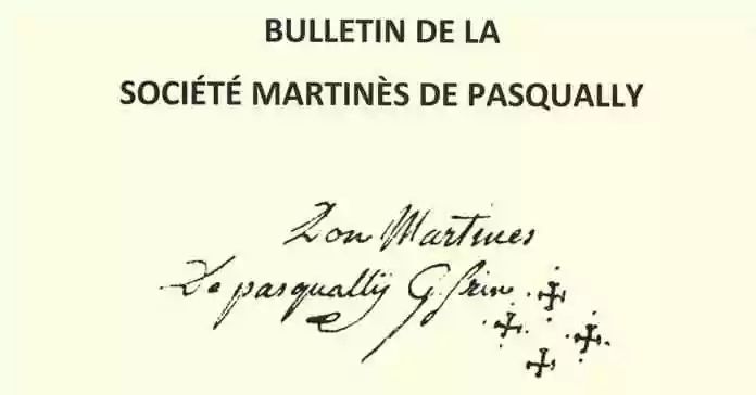 Bulletin de la Société Martinès de Pasqually