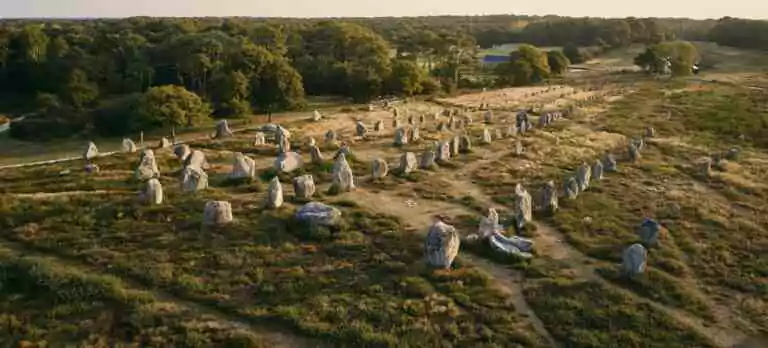 Menhirs, baie de Quiberon