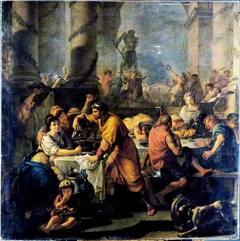 Les Saturnales par Antoine Callet, 1783.