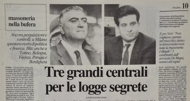 La Franc-maçonnerie dans la tempête. L&rsquo;enquête Cordoue en 1992&nbsp;: «&nbsp;Trois grands centres pour loges secrètes&nbsp;»