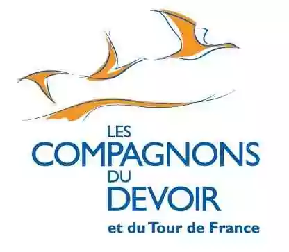 Les oiseaux qui prennent leur envol est le symbole et le logo de l'Association ouvrière des Compagnons du Devoir et du Tour de France.