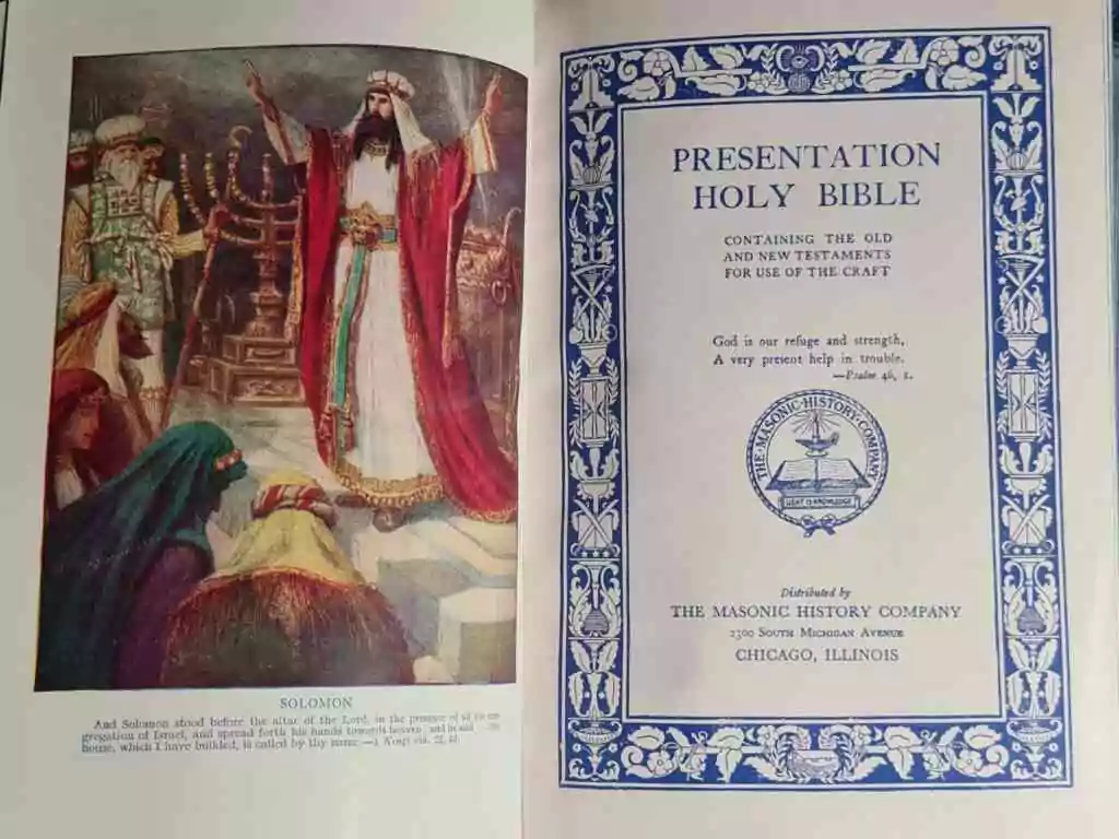 La différence entre la Bible maçonnique et la Sainte Bible