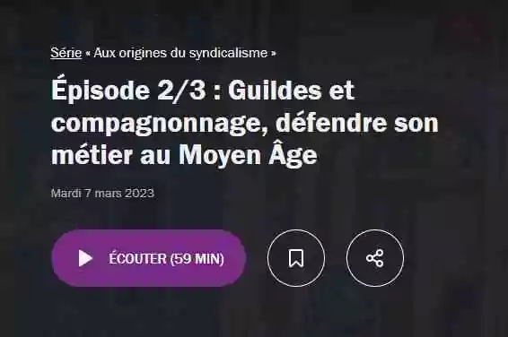 Guildes et compagnonnage, défendre son métier au Moyen Âge
