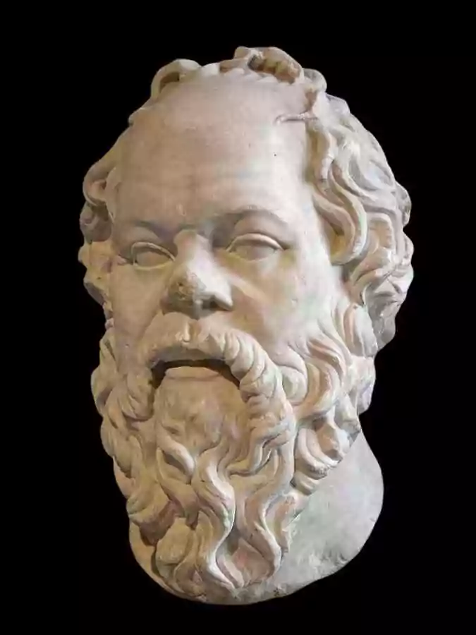 Portrait de Socrate, marbre romain du Ier siècle