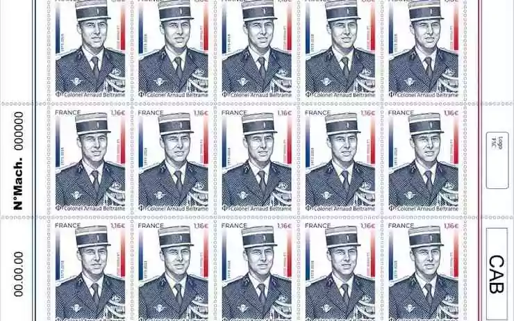 Un timbre-poste en hommage à Arnaud Beltrame