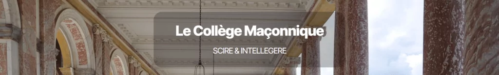 Le Collège maçonnique dont la devise est "scire et intelligere", soit connaître et comprendre.
