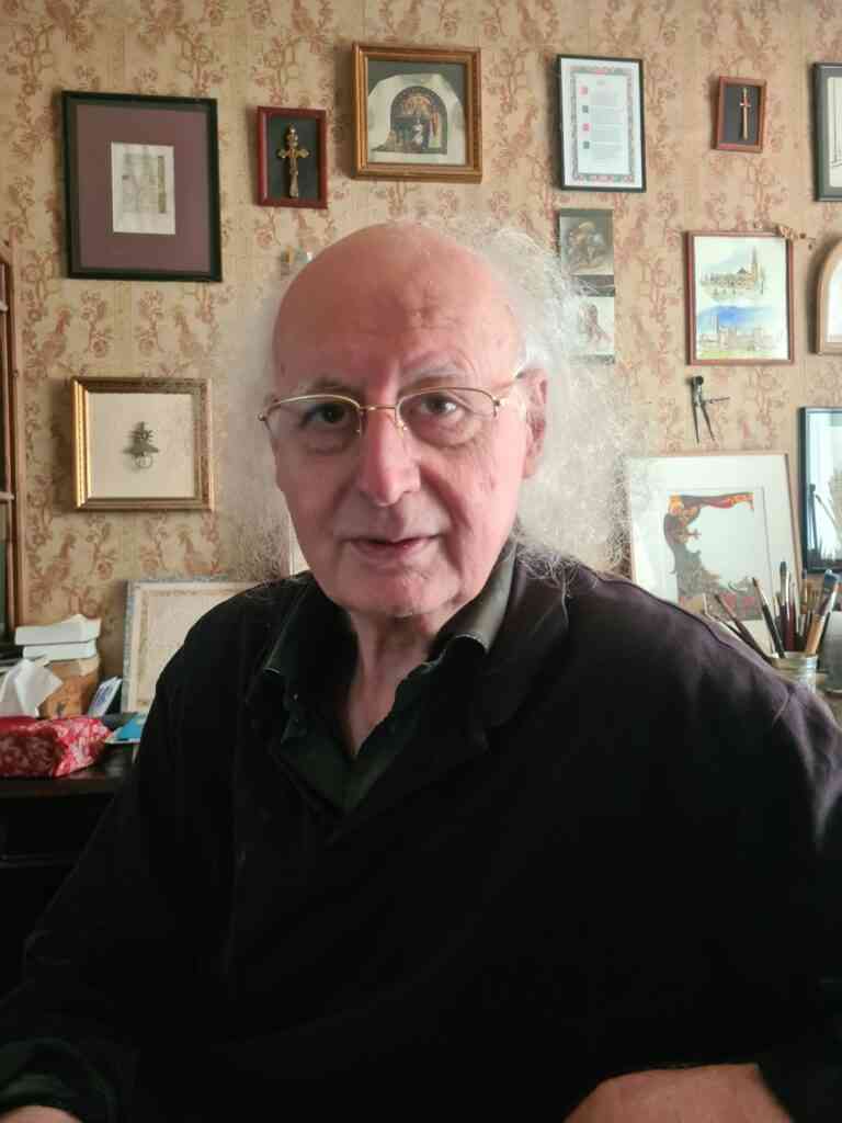 Jean-Luc Leguay, en son atelier isséen.