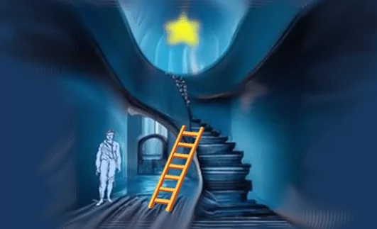 Quoi de mieux qu’une échelle ou un escalier pour s’élever en Franc-maçonnerie ?