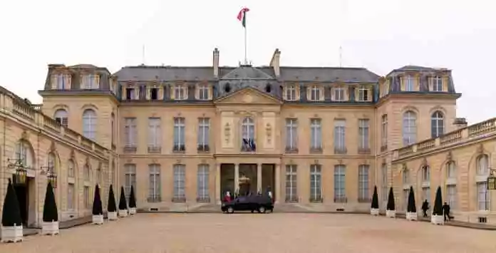 Le palais de l'Élysée.