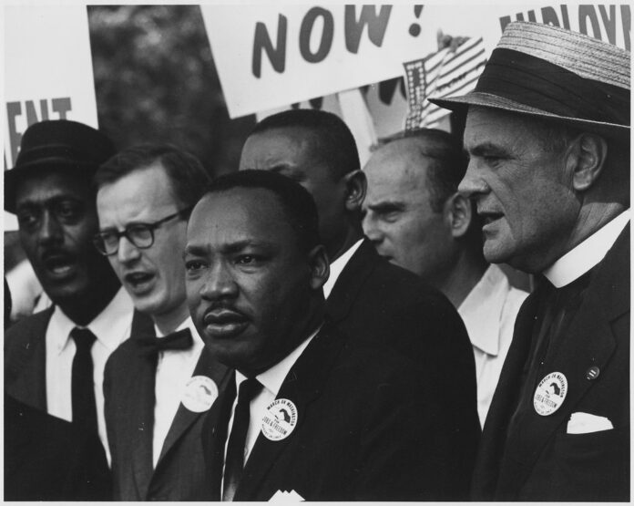 Marche vers Washington pour le travail et la liberté, 1963.