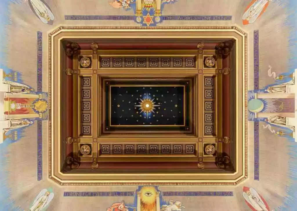 Lieu symbolique : Freemason’s Hall, Grande Loge Unie d'Angleterre, Londres (Royaume-Uni)