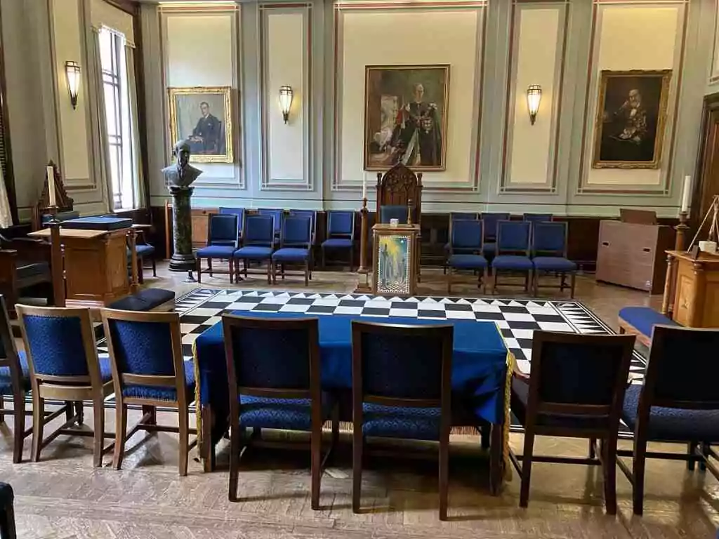 Lieu symbolique : Freemason’s Hall, Grande Loge Unie d'Angleterre, Londres (Royaume-Uni)