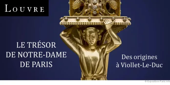 Le trésor de Notre-Dame, des origines à Viollet-le-Duc, l'affiche.
