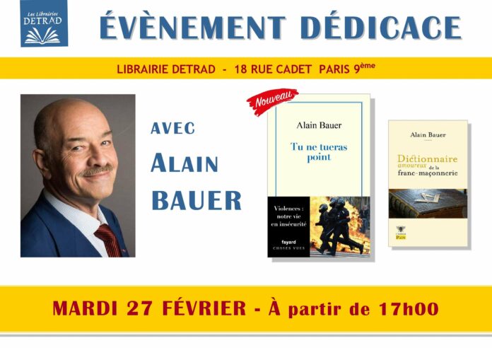 Dédicace Alain Bauer